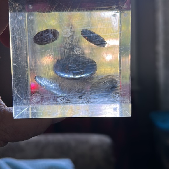 Lucite Cube with Coins - Picture 5 of 5